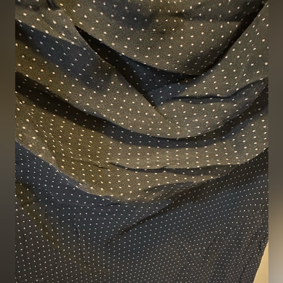 Black dress with little tan polka dots - Picture 2 of 6